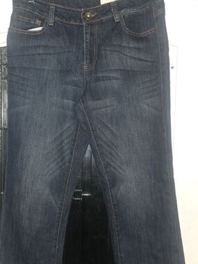 DKNY Women's Dark Wash Jeans - Classic Indigo, Size 10